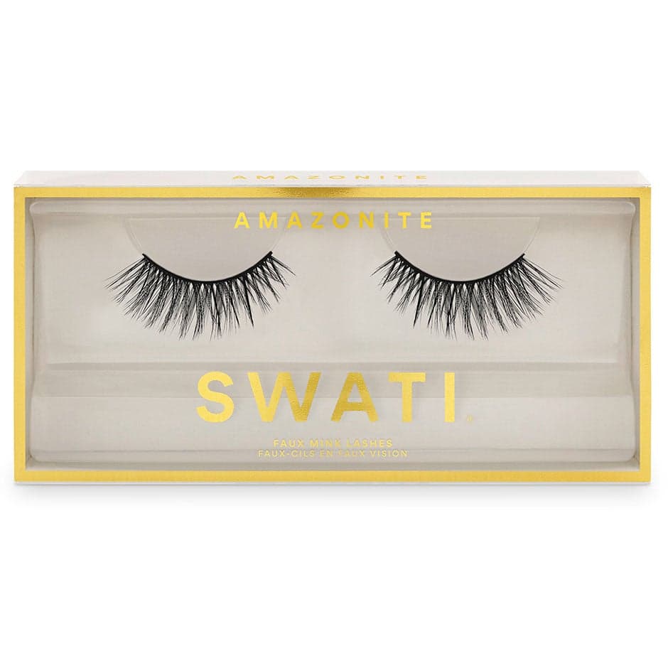 SWATI Cosmetics Faux Mink Lashes Amazonite Black