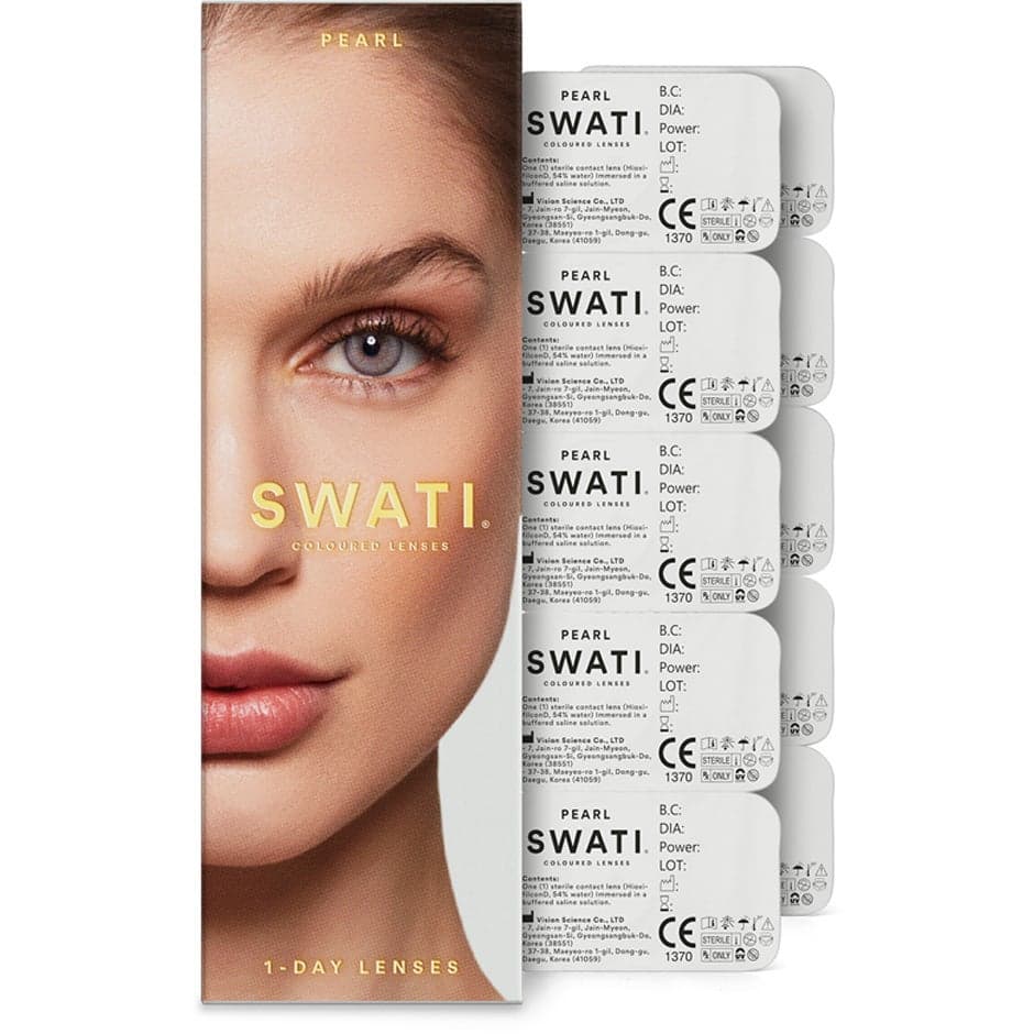 SWATI Cosmetics Coloured Lenses 1-Day Pearl - 5 pcs