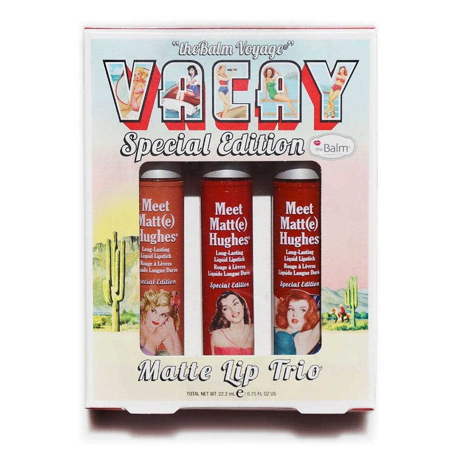 the Balm Voyage Vacay Matte Lip Trio