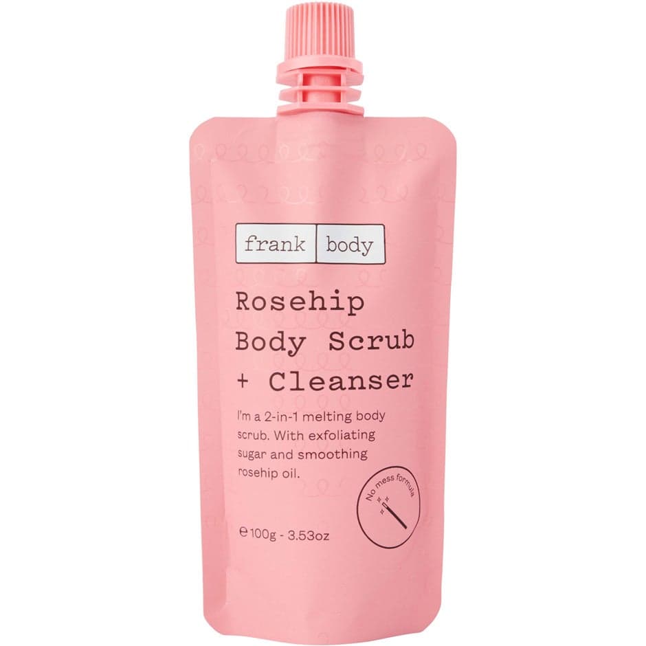 Frank Body Rosehip Body Scrub + Cleanser 100 g
