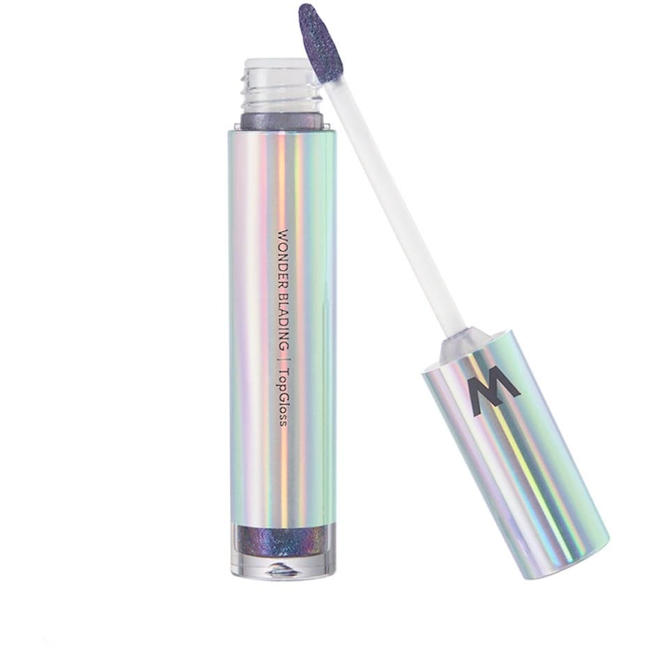 Wonderskin Wonder Blading Top Gloss- Blue Glitter blue - 4 ml
