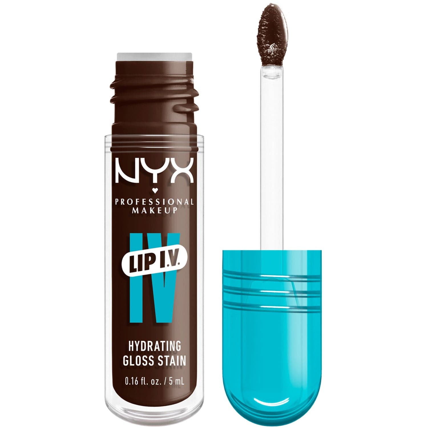 NYX Professional Makeup Lip I.V. Hydrating Gloss Stain 06 Espresso Soak - 5 ml