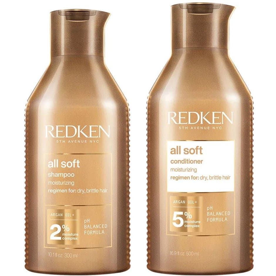 Redken All Soft Set Shampoo 300 ml + Conditioner 500 ml - 800 ml
