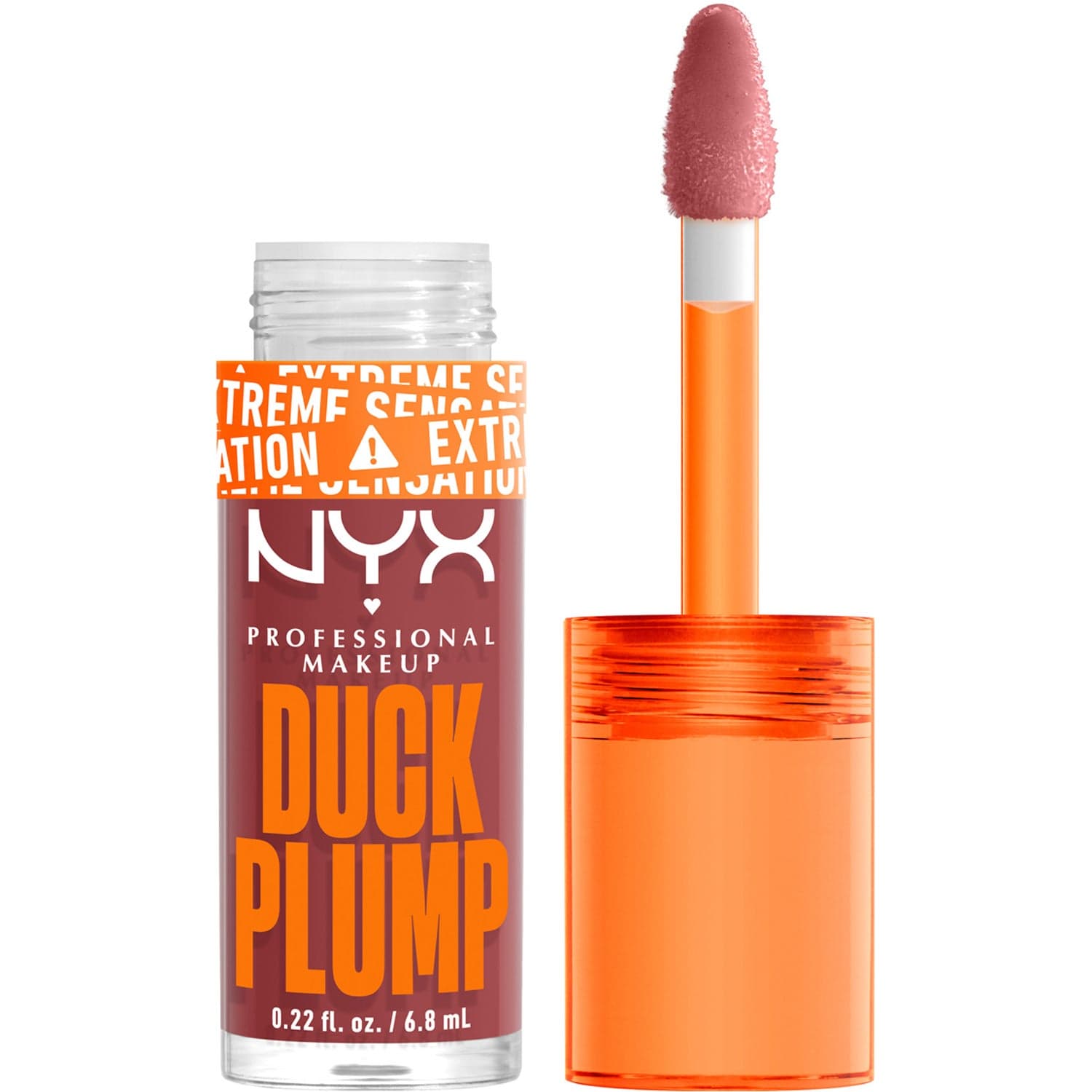 NYX Professional Makeup Duck Plump Lip Lacquer 08 Mauve Out Of My Way - 7 ml