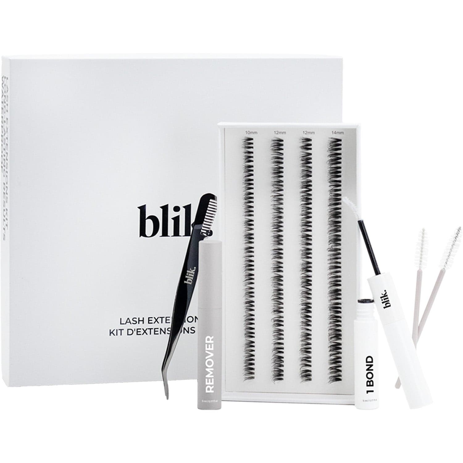 Blik Lash Extensions Kit Black 0.1 - 1 pcs