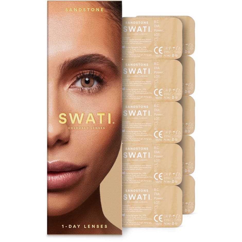 SWATI Cosmetics Coloured Lenses 1-Day Sandstone - 5 pcs