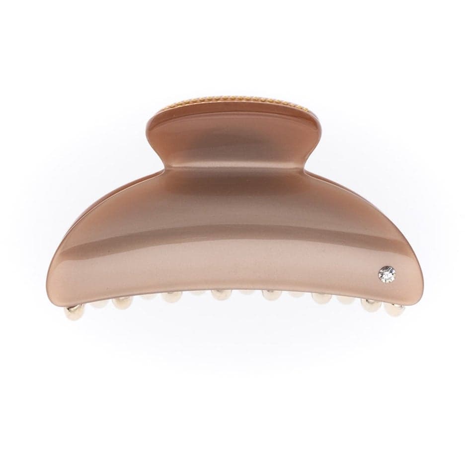 Dark Hair Claw Large Latte - 1 pcs