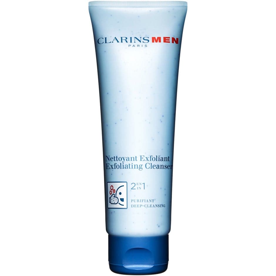 Clarins Clarins Men Wash Exfoliating Cleanser Retail 2-in-1 Purifiant Deep-Cleansing - 125 ml