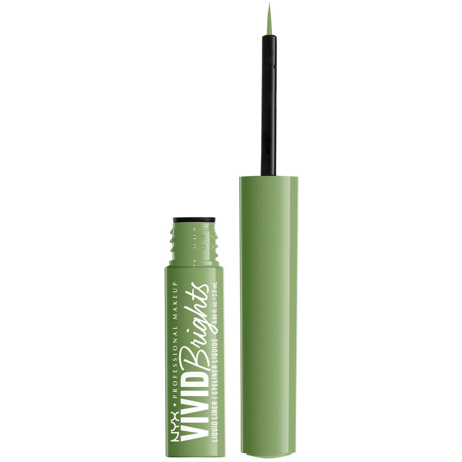 NYX Professional Makeup Vivid Brights Liquid Liner Ghosted Green 02