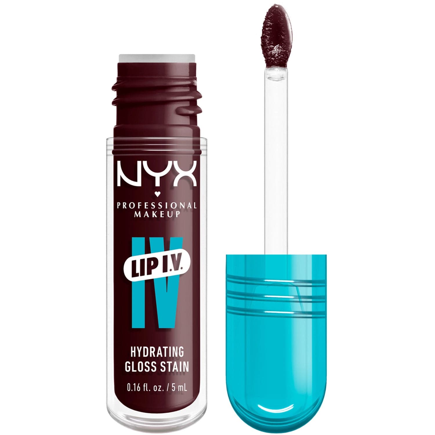NYX Professional Makeup Lip I.V. Hydrating Gloss Stain 14 Mauve N Moist! - 5 ml