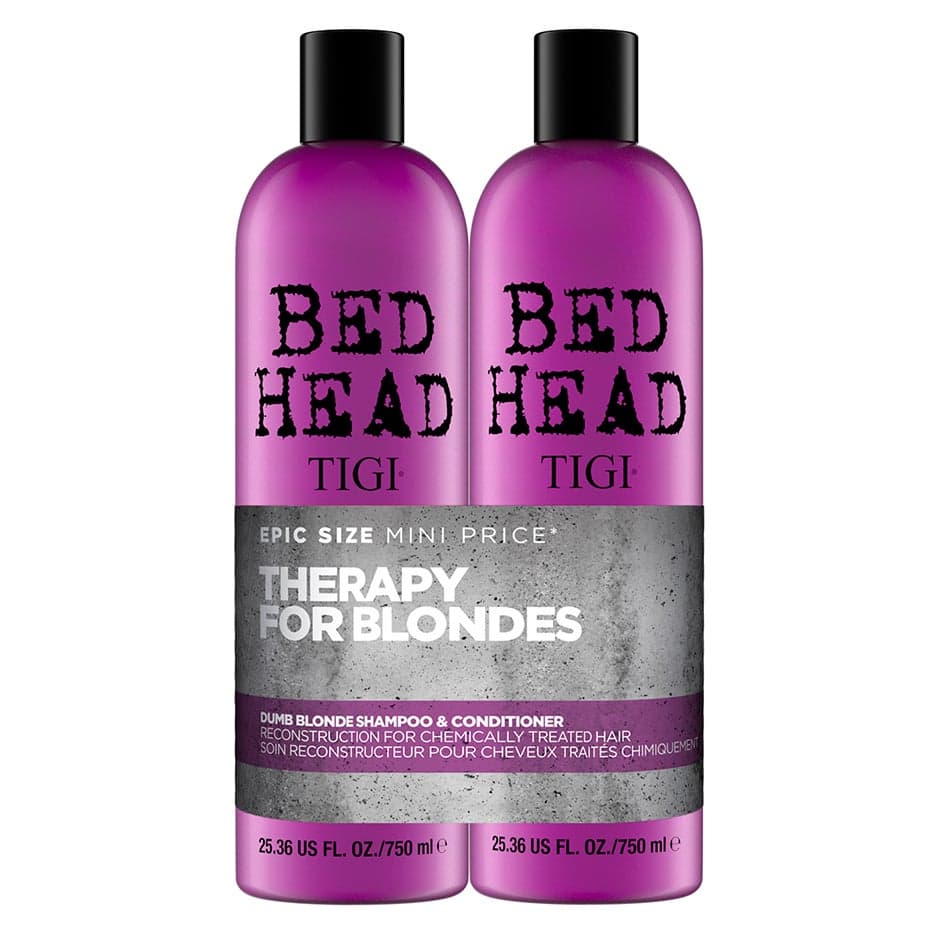 TIGI Bed Head Dumb Blonde Tweens Shampoo 750ml, Conditioner 750ml - 150 ml