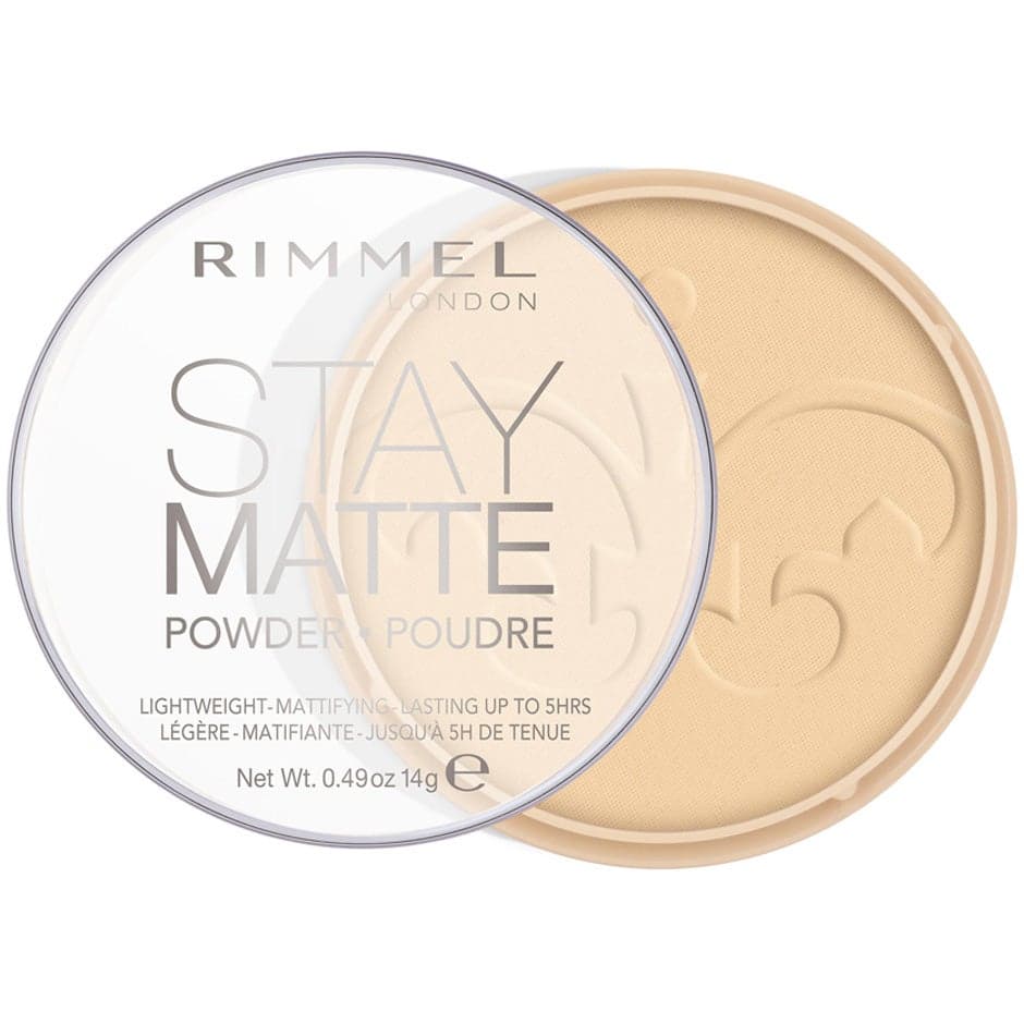 Rimmel London Stay Matte Pressed Powder Transparent 001 - 14 g