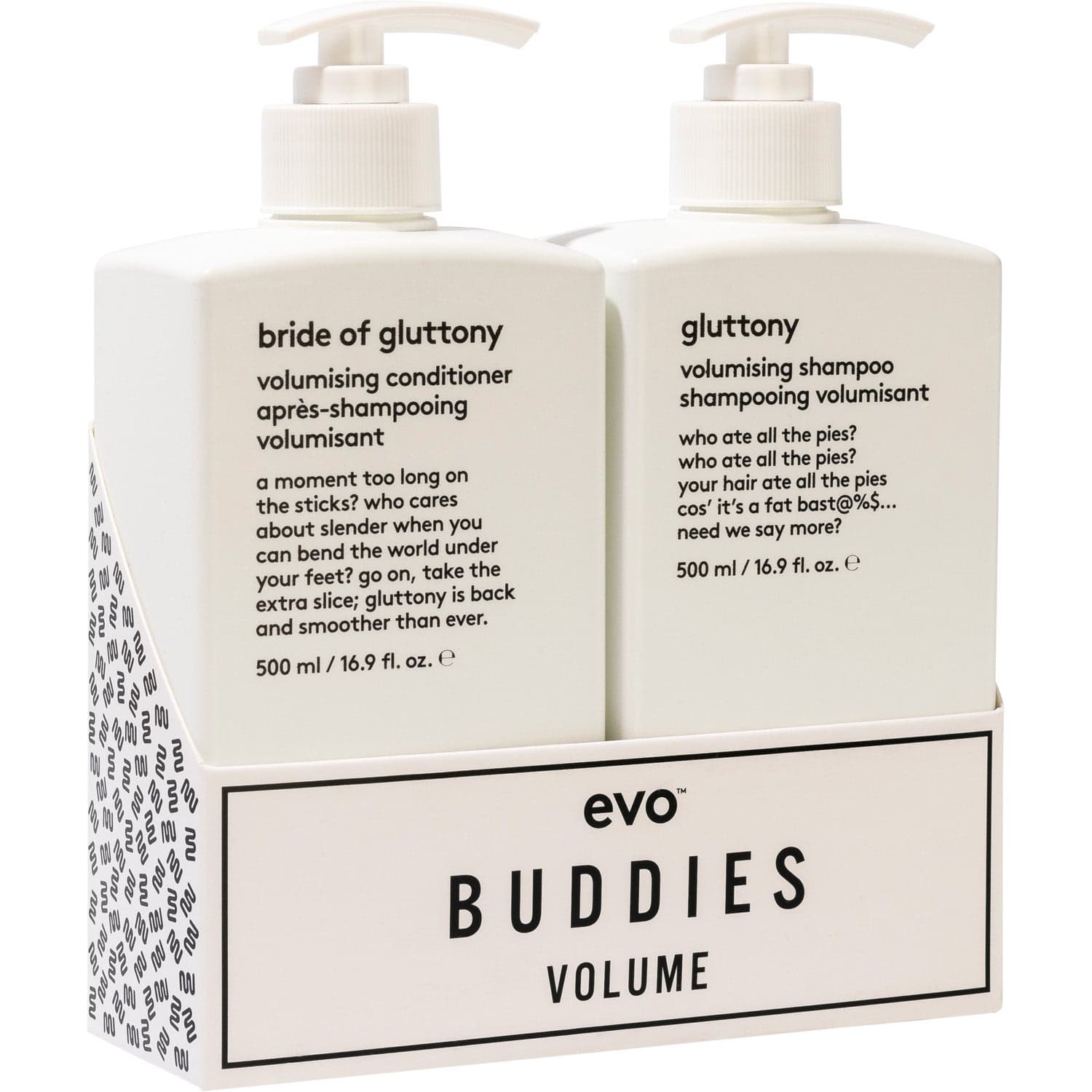 Evo Buddies Volume Shampoo 500 ml & Conditioner 500 ml