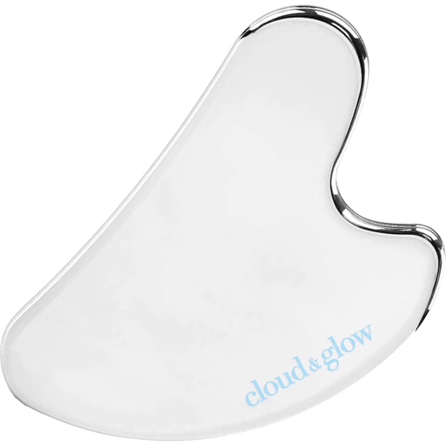 Cloud & Glow Heart Gua Sha Stainless Steel Silver - 1 pcs