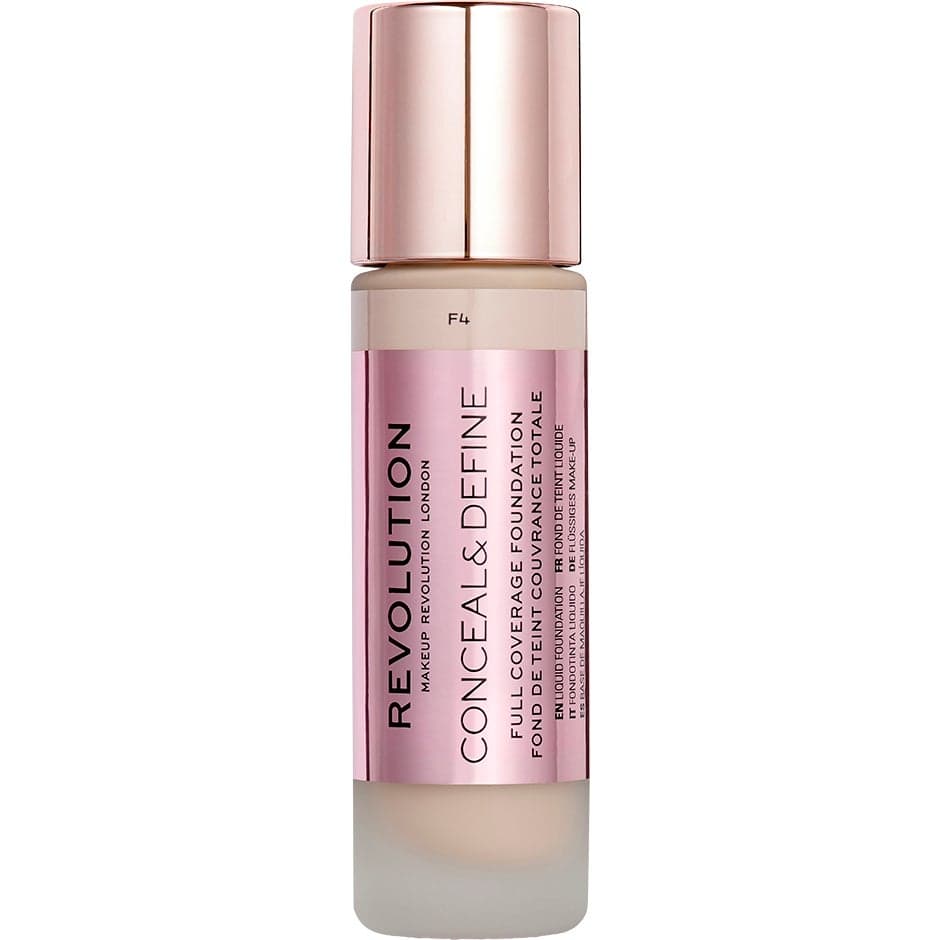 Makeup Revolution Conceal & Define Foundation F4 - 23 ml