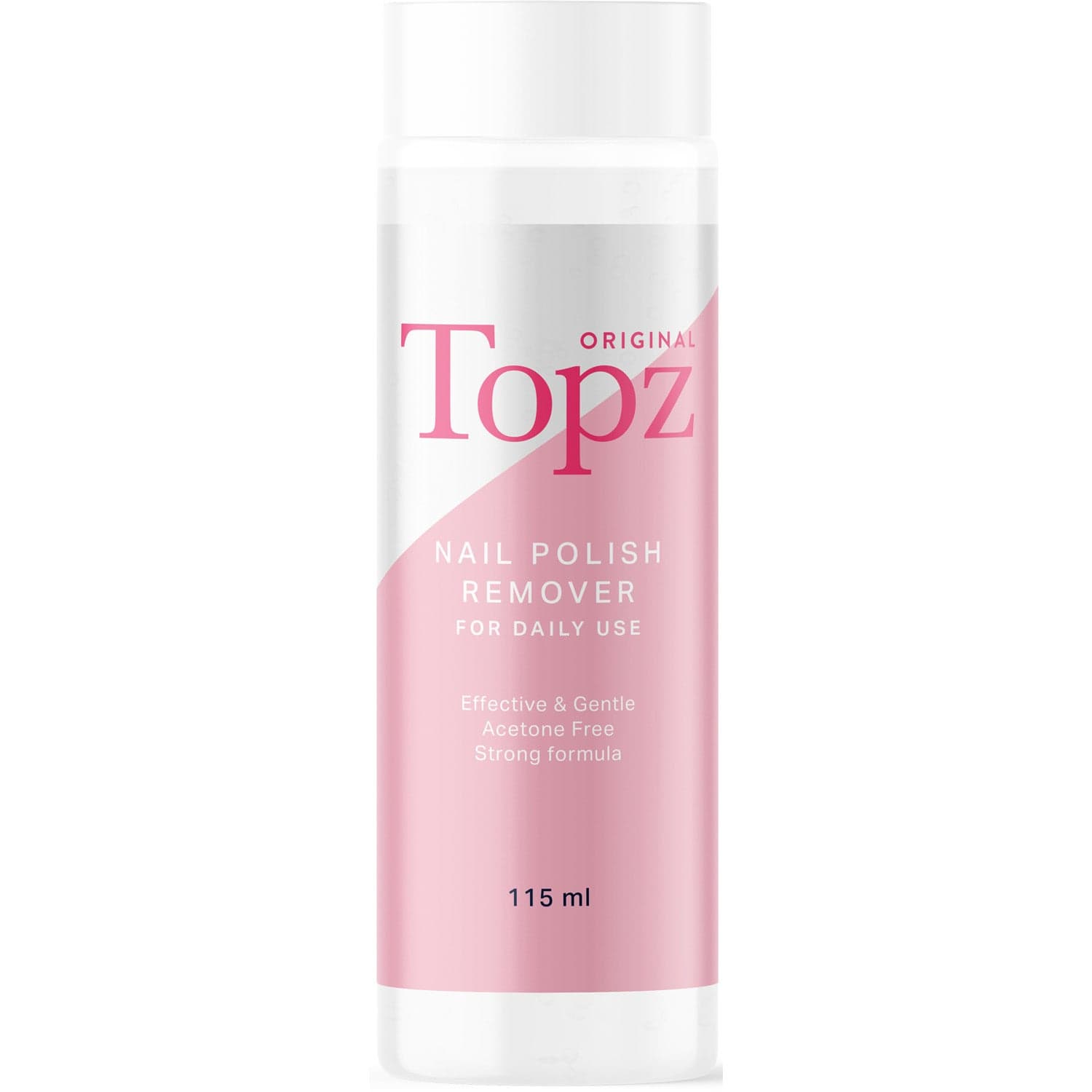 Topz Daily Nail Polish Remover Acetone Free 115 ml