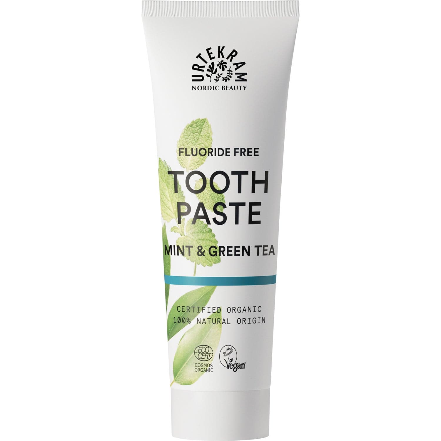 Urtekram Toothpaste Mint & Green Tea Fluoride Free 75 ml