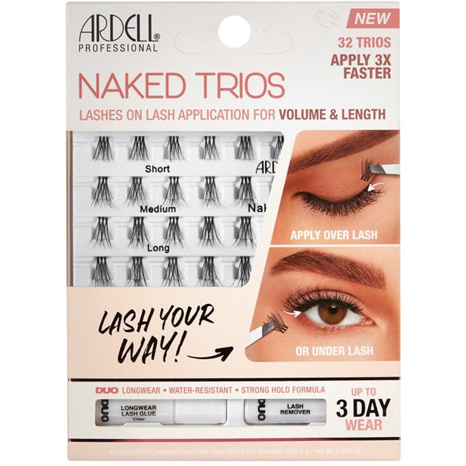 Ardell Naked Lashes Trios Kit - 32 pcs