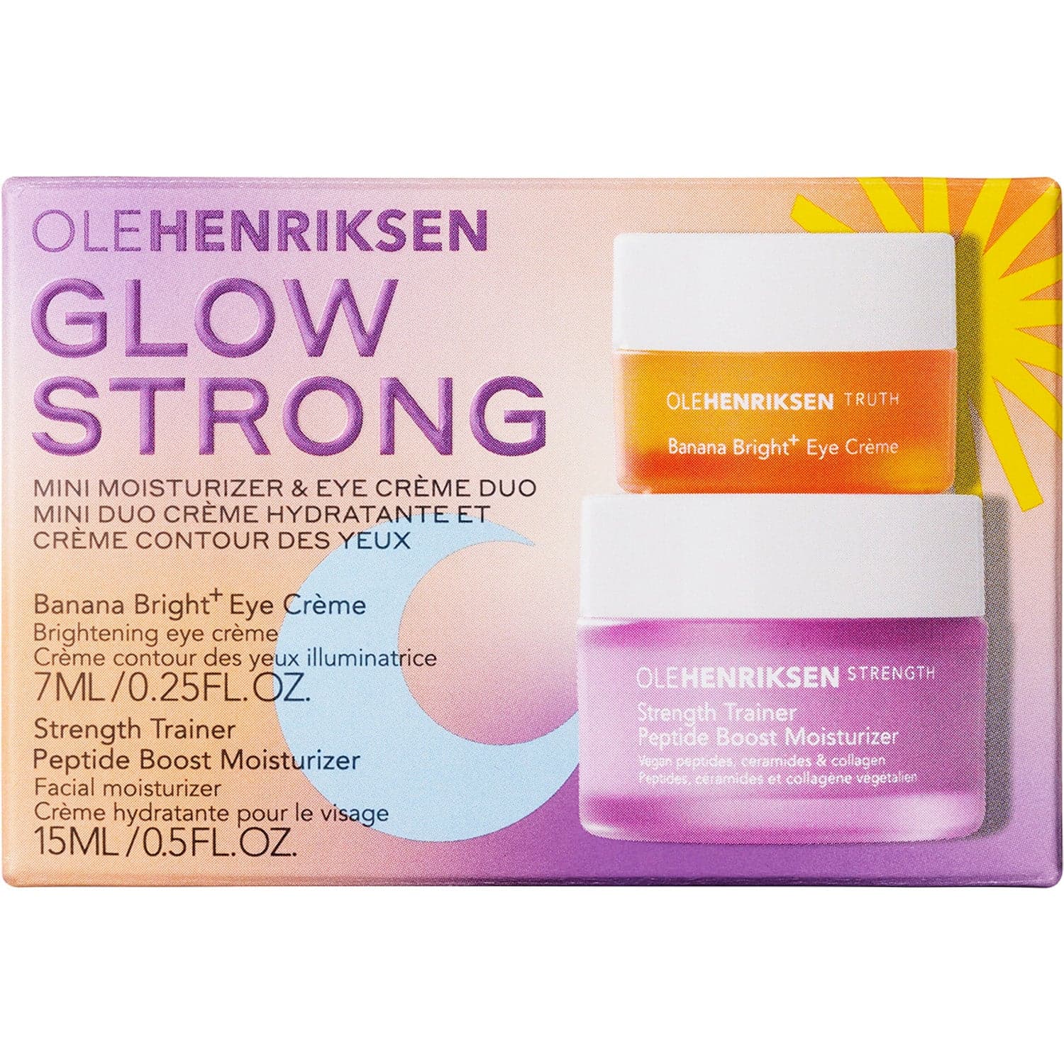 Ole Henriksen SETS Strength Trainer Moist 15 ml + Banana Brigth Eye creme 7 ml - 22 ml