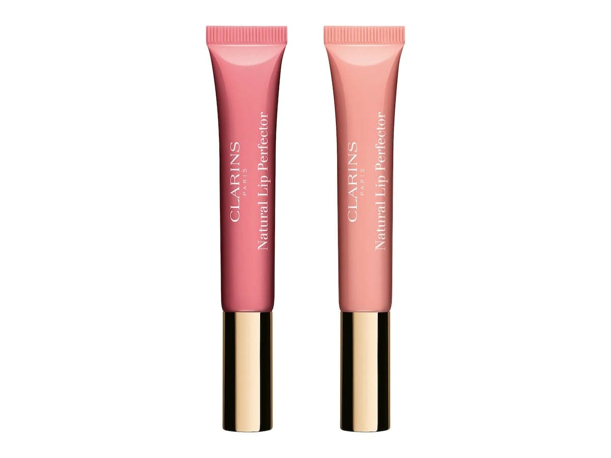 Clarins Instant Light Natural Lip Set Lip Perfector 01 & 02