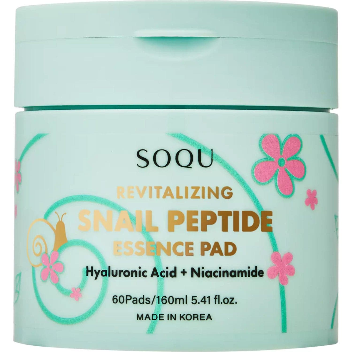 SOQU Snail Peptide Essence Pad 60 pcs