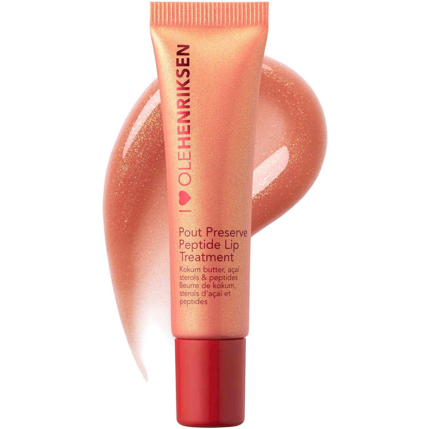 Ole Henriksen Pout Preserve Peptide Lip Treatment Strawberry Sorbet Glimmer - 18 g
