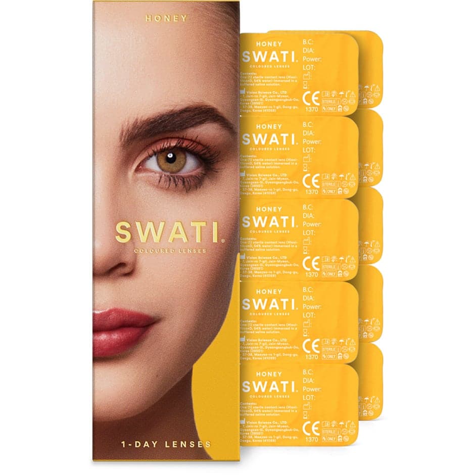 SWATI Cosmetics Coloured Lenses 1-Day Honey - 5 pcs