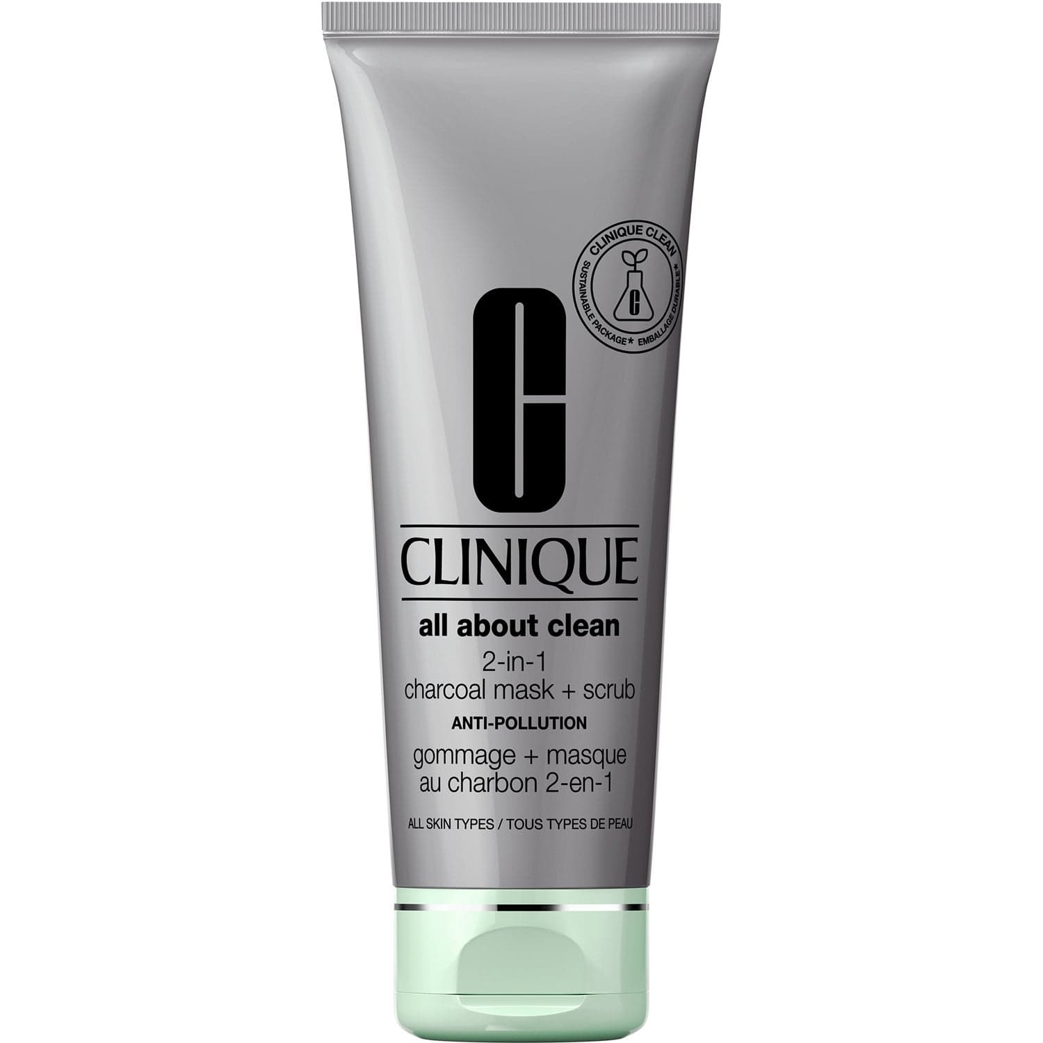Clinique All About Clean Charcoal Mask + Scrub Anti-Pollution 100 ml