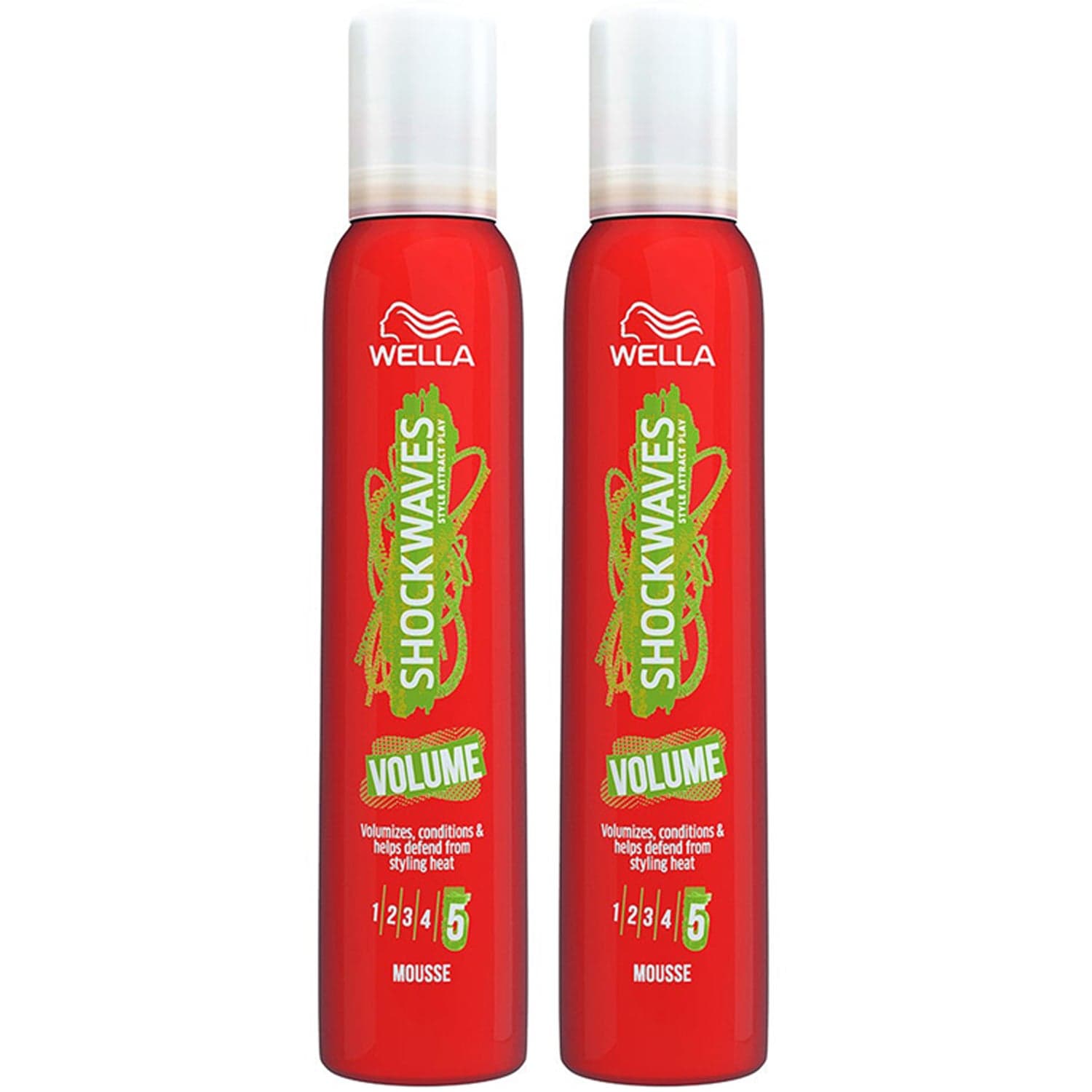 Wella Styling Wellashockwaves Volume Mousse Duo