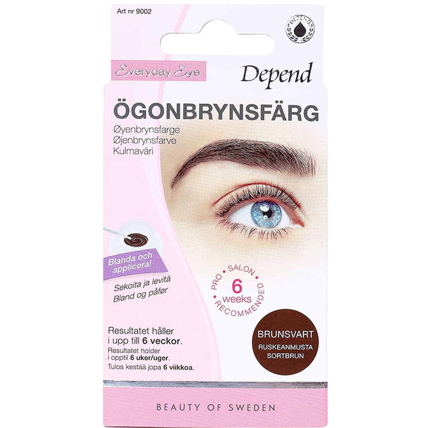 Depend EyeBrow Colour Brown Black - 1 pcs