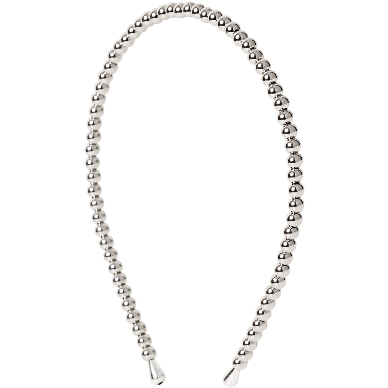 DAY ET Beaded Chrome Slim Hair 14000 Silver