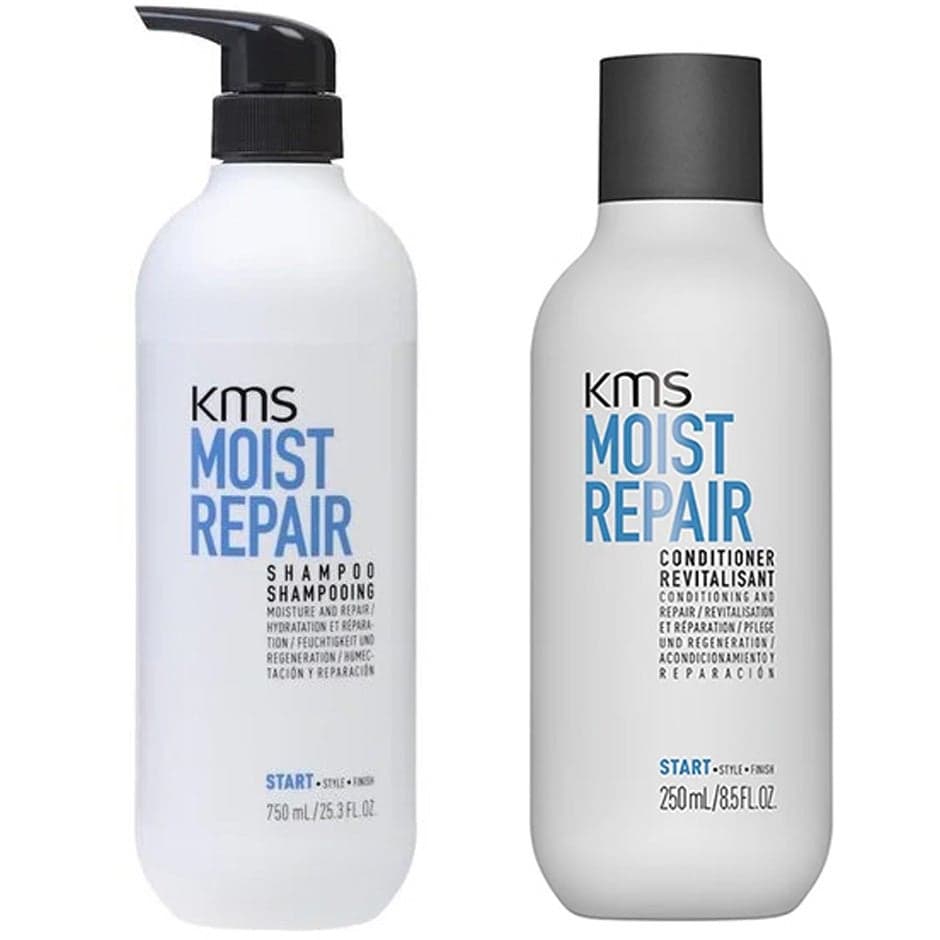 KMS Moist Repair Set Shampoo 250 ml + Conditioner 200 ml - 450 ml