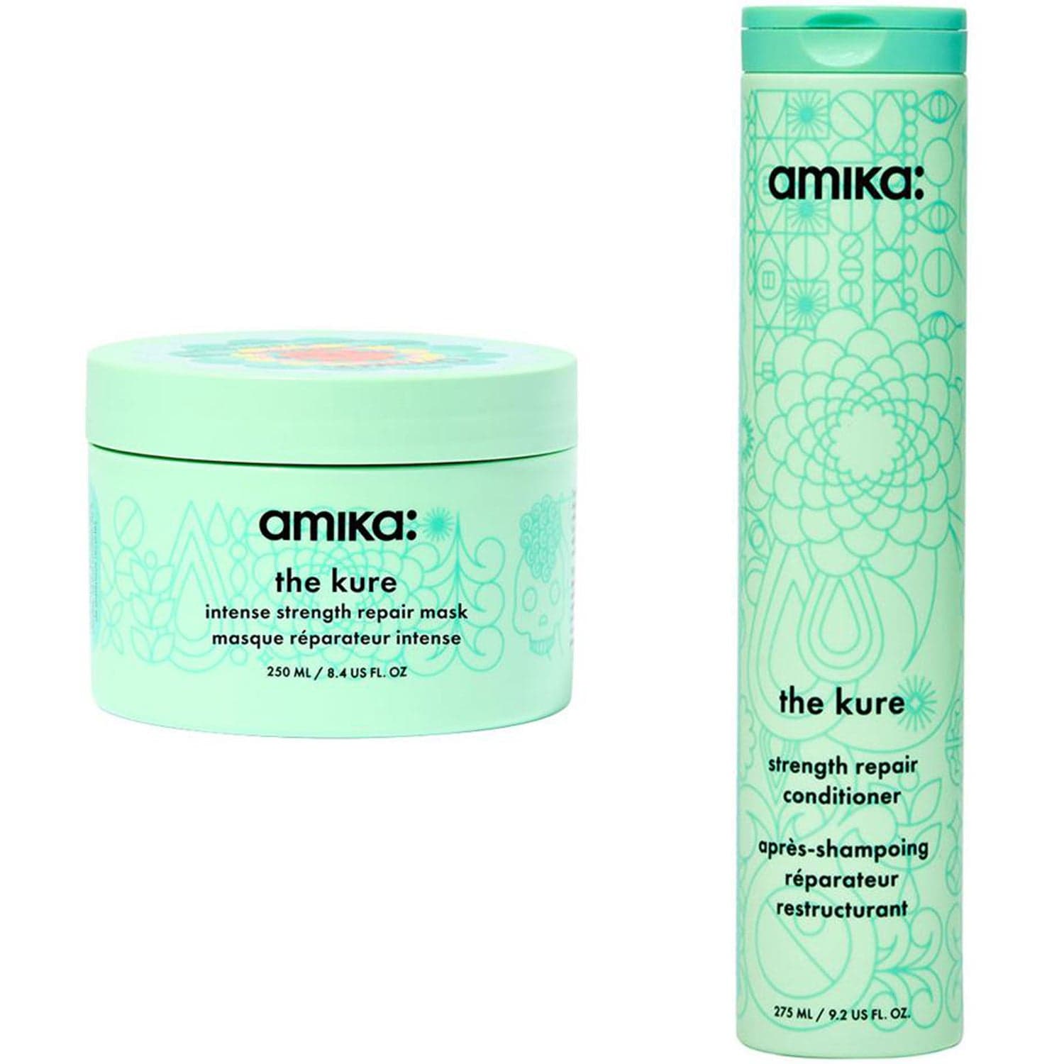 Amika The Kure Bond Set Mask & Conditioner