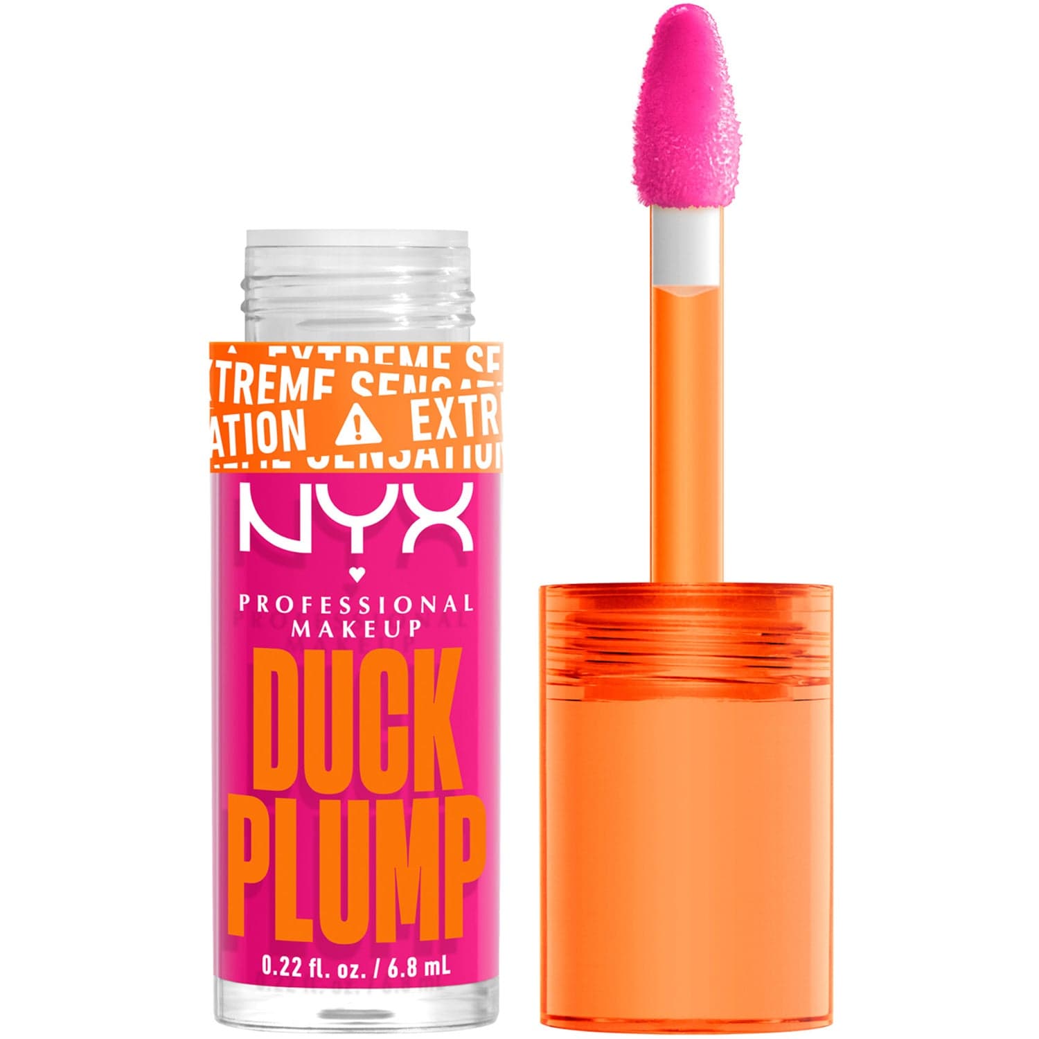 NYX Professional Makeup Duck Plump Lip Lacquer 12 Bubblegum Bae - 7 ml