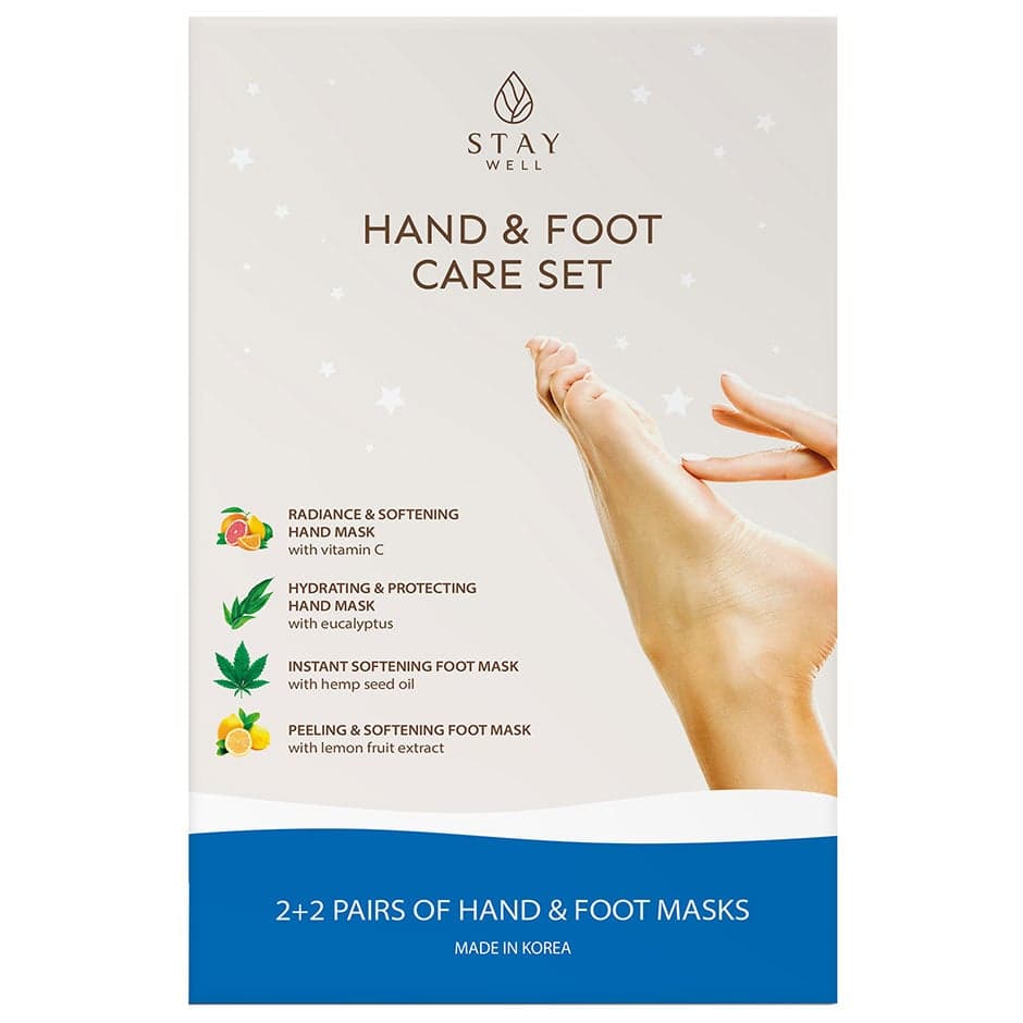Stay Well Hand & Foot masks (4 masks) 4pcs - 4 pcs