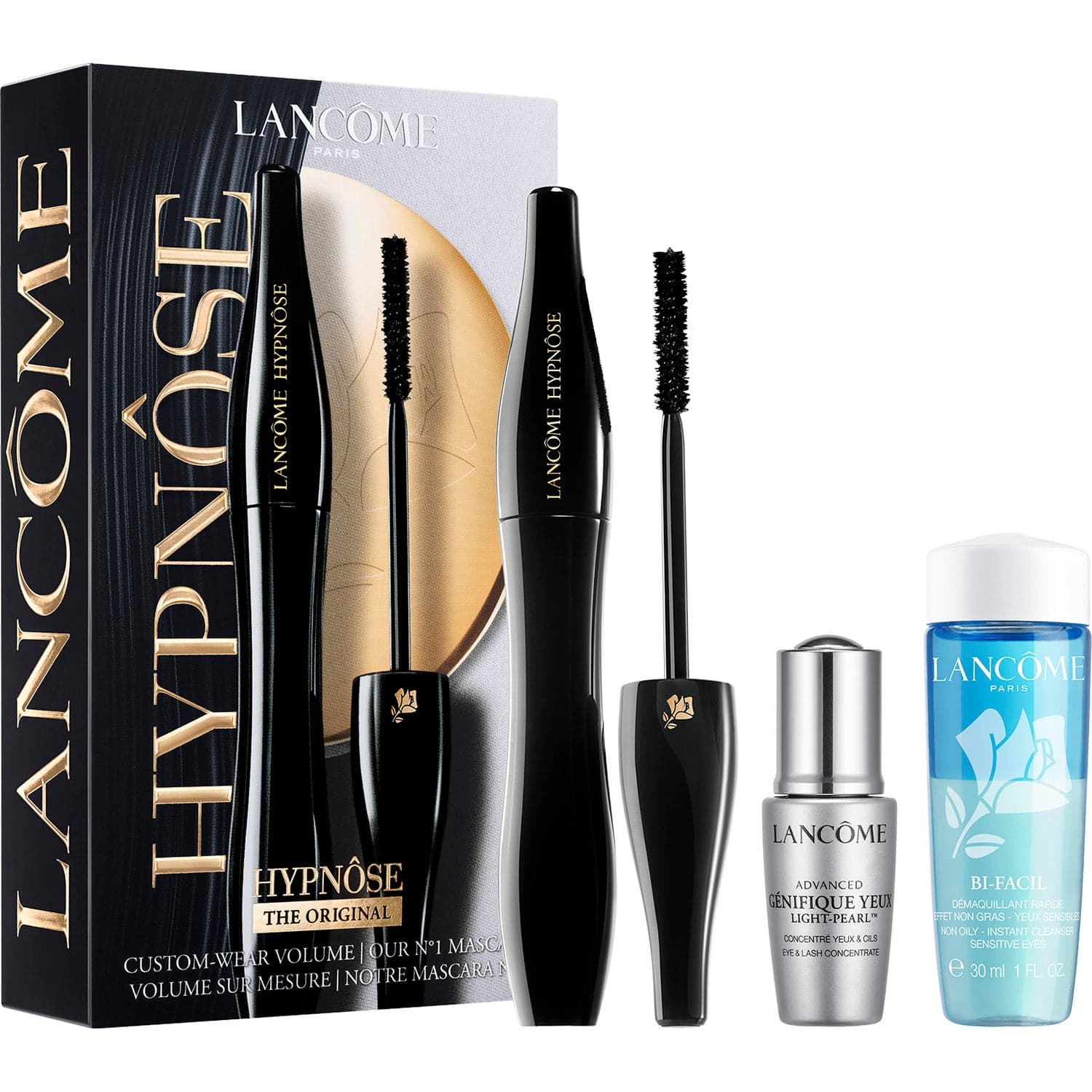 Lancôme Hypnôse Mascara Set Génifique Light Pearl & Bi-Facil - 1 pcs