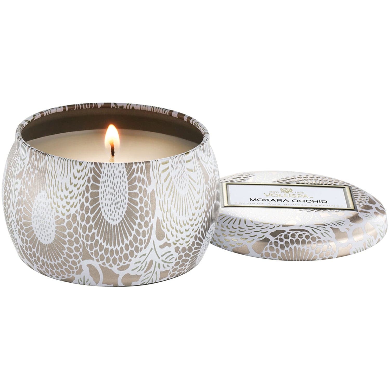 Voluspa Mokara Orchid Decorative Tin Candle - 113 g