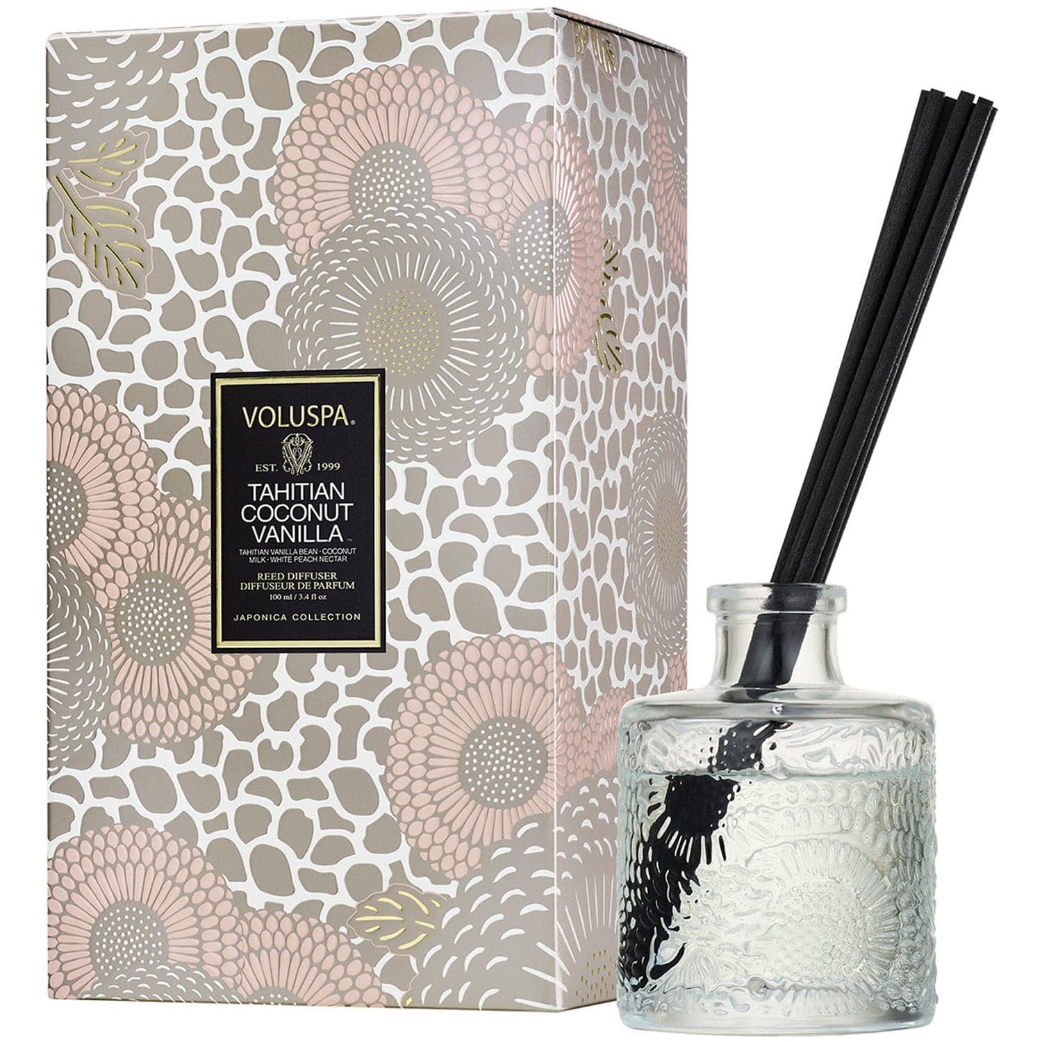Voluspa Reed Diffuser Tahitian Coconut Vanilla - 100 ml