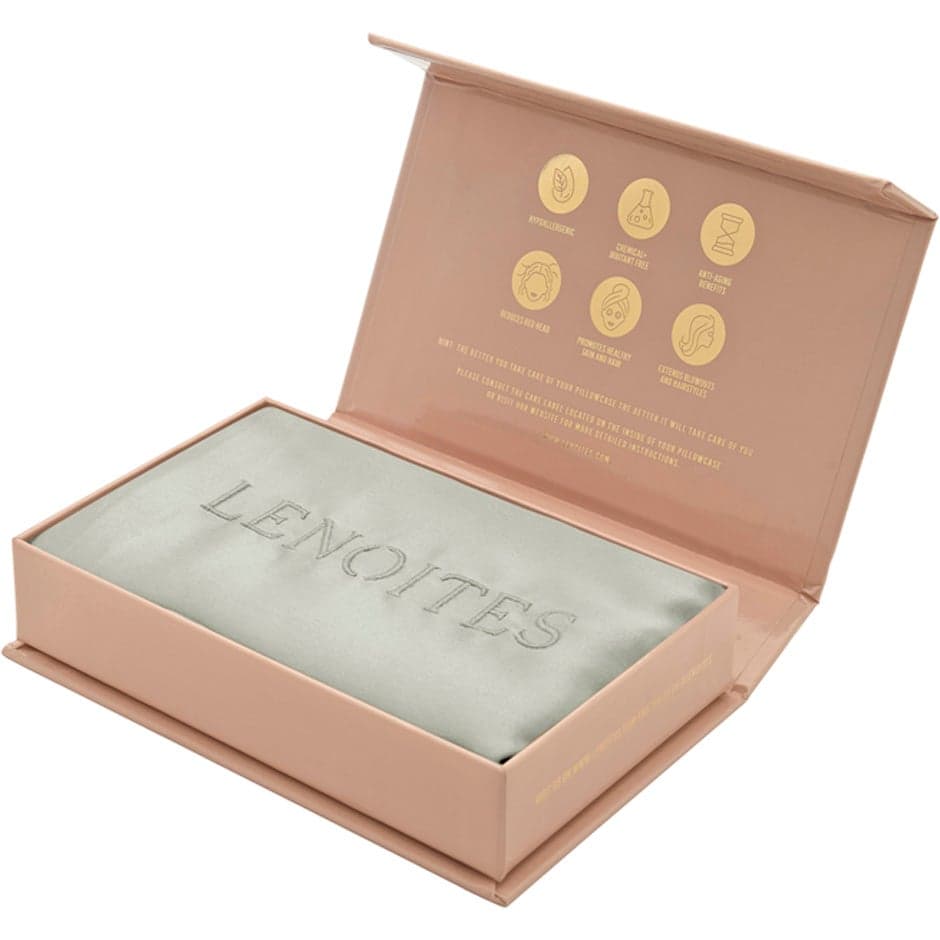 Lenoites Mulberry Silk Pillowcase Grey, 50x60 cm - 1 pcs