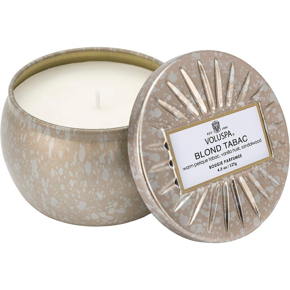 Voluspa Blond Tabac Decorative Tin Candle - 113 g