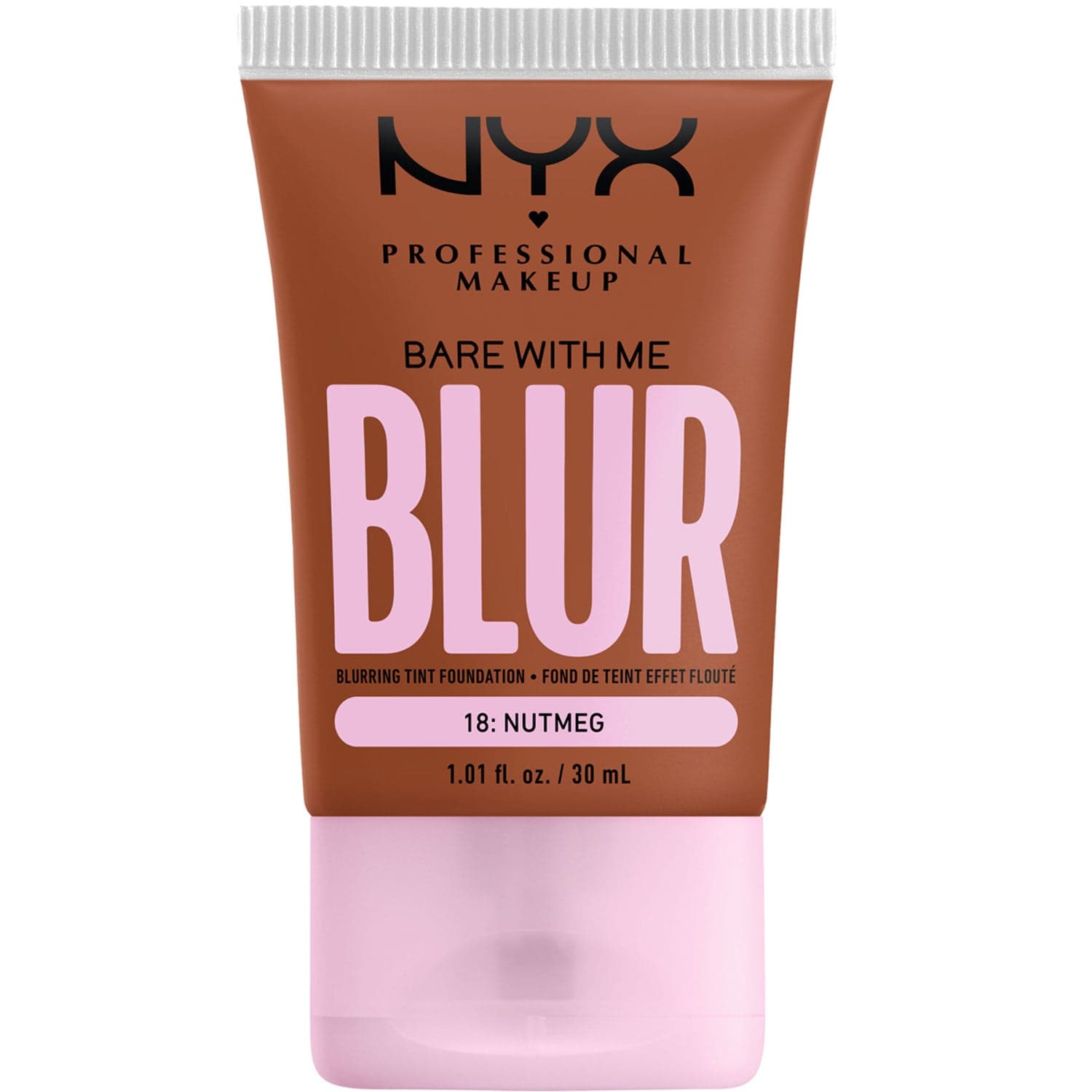 NYX Professional Makeup Bare With Me Blur Tint Foundation 18 Nutmeg - 30 ml